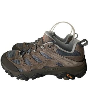 Merrell Women's Moab 3 Outdoors Hiking Shoe Boots Smoke Brown Blue Size 11